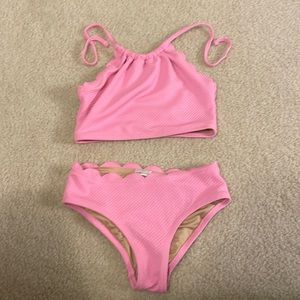 Pink 2 piece old navy swimsuit